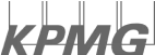 Logotipo da KPMG, com as letras em destaque em uma fonte moderna, geralmente associada a serviços de auditoria e consultoria.